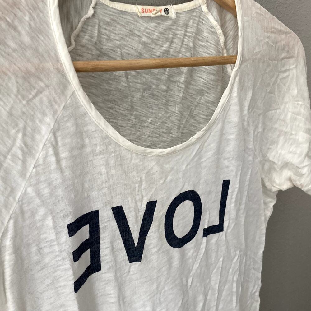 Sundry Love Tee - White - 1 - Picture 2 of 6